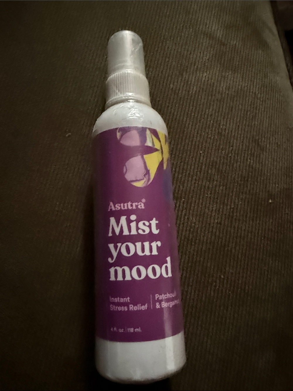 Asutra Mist Your Mood Spray - Purple & White